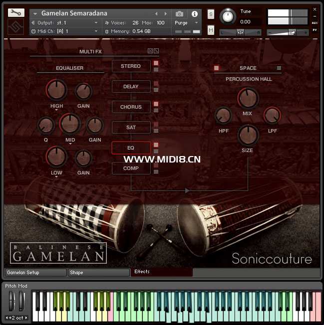巴厘岛乐器 Balinese Gamelan KONTAKT