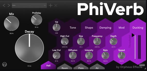 Orpheus Effects Bundle 算法混响