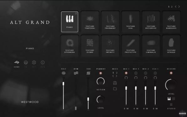 Westwood Instruments Alt Grand 古董三角钢琴