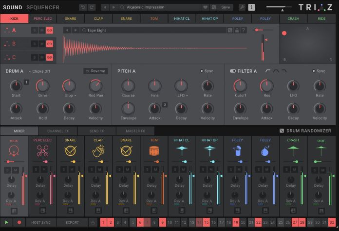 Wave Alchemy TRIAZ 现代鼓机