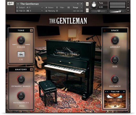Native Instruments The Gentleman Library 复古绅士老钢琴