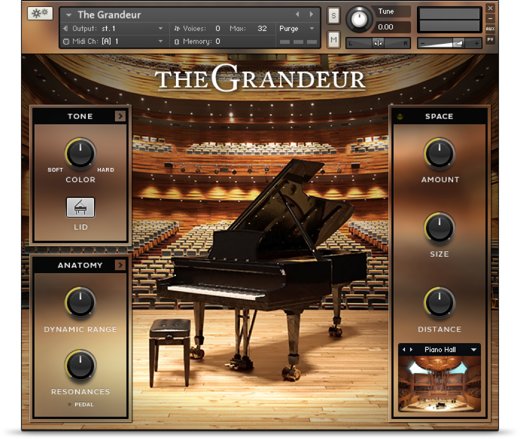 Native Instruments The Grandeur Library 音乐会大钢琴