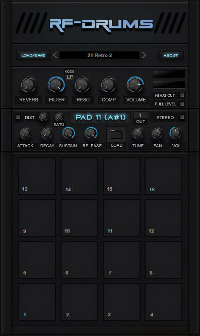 RonFed RF-Drums 极品电子鼓