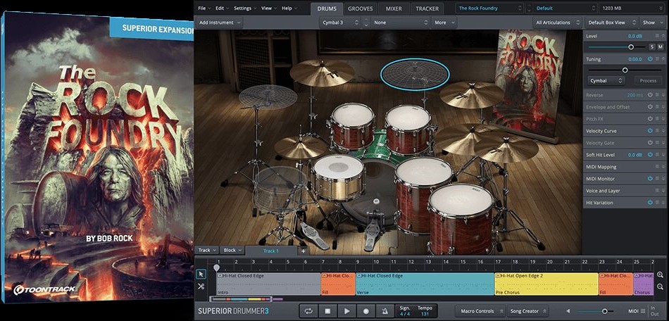 Toontrack  The Rock Foundry SDX 摇滚工厂扩展包
