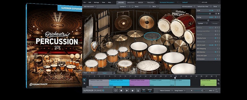 Toontrack  Orchestral Percussion SDX 交响打击扩展包