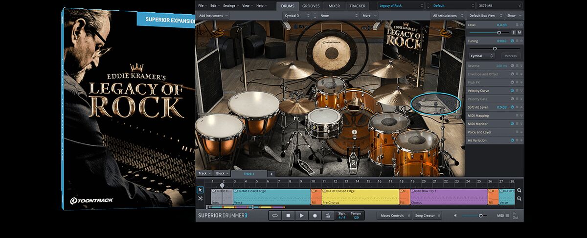 Toontrack  Legacy of Rock SDX 摇滚遗产扩展包